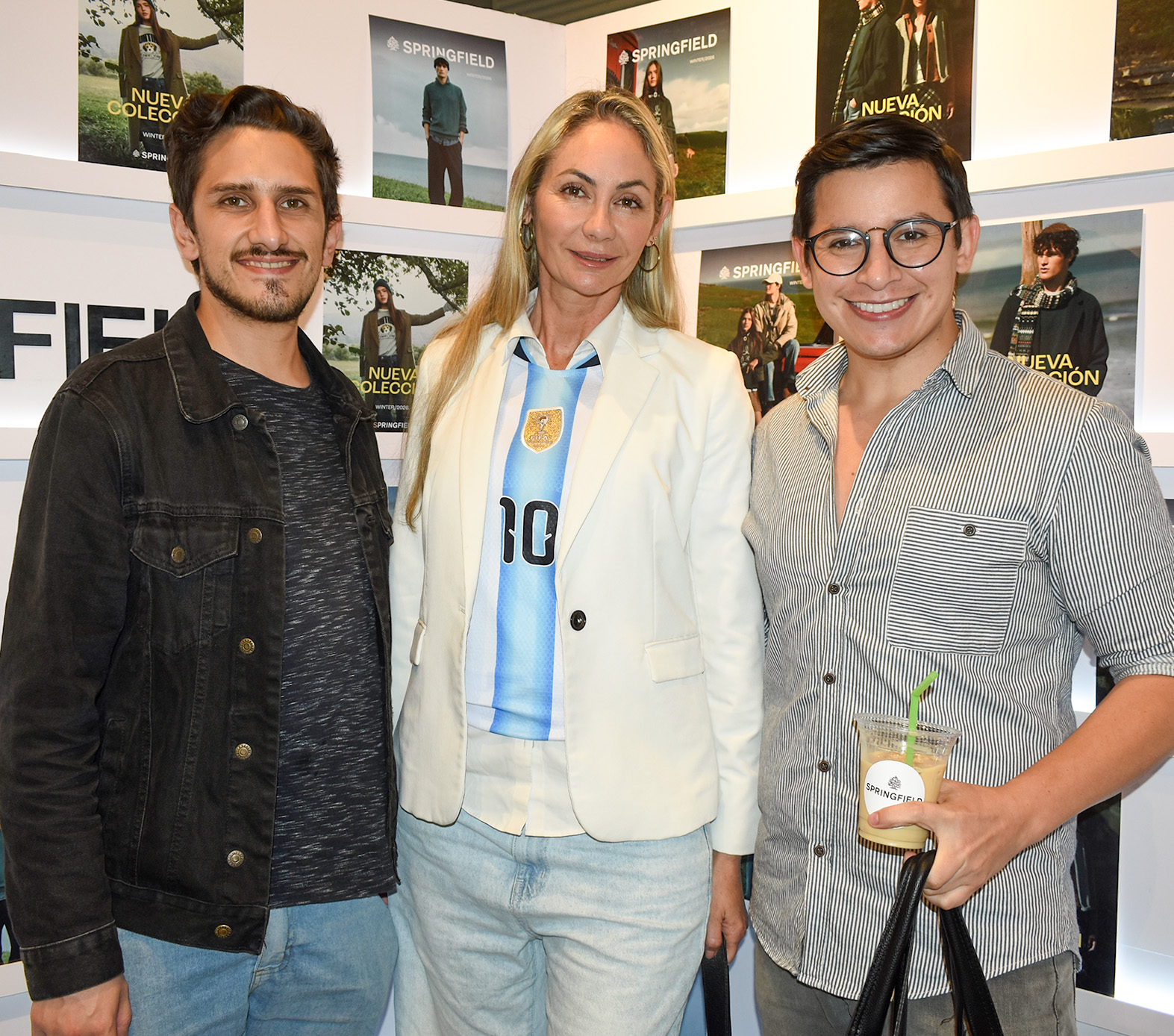 Ignacio Castro, Veronica Bassoli y Sergio Chuquimia