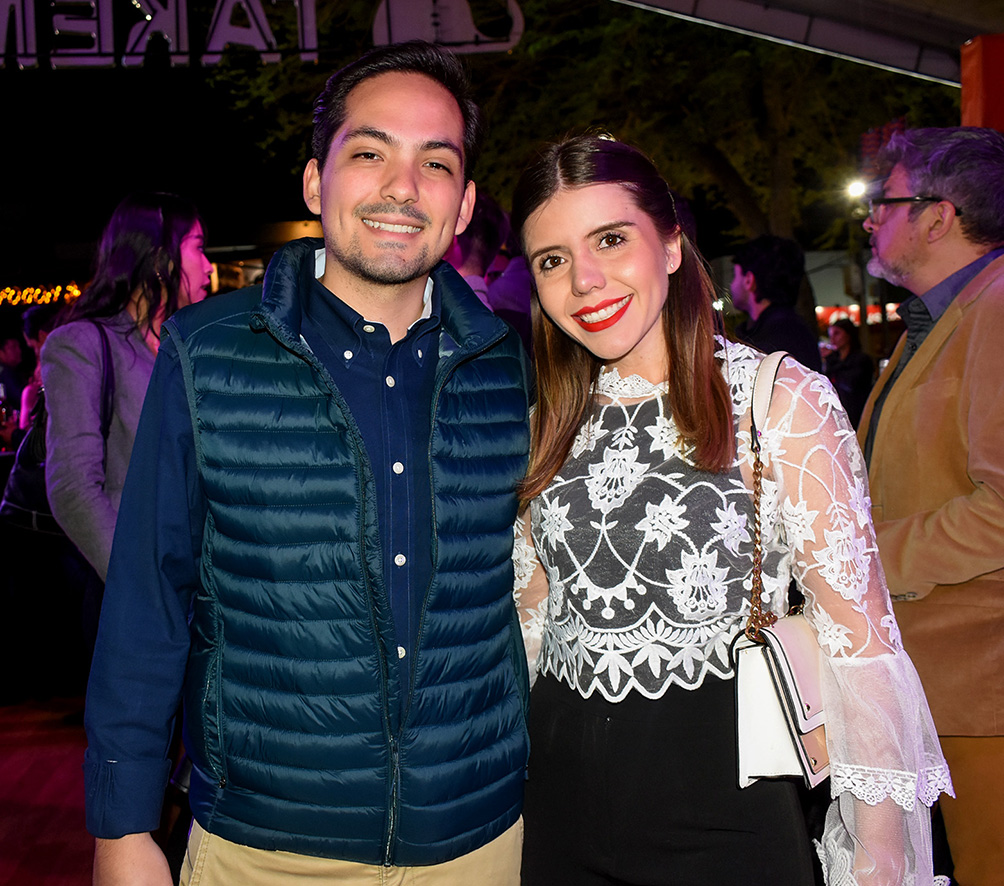 Andres Arzabe y Noelia Romero