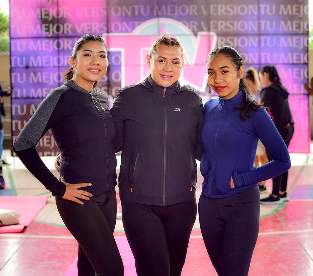 Antonella Meneses, Sara Suárez y katerin aramayo