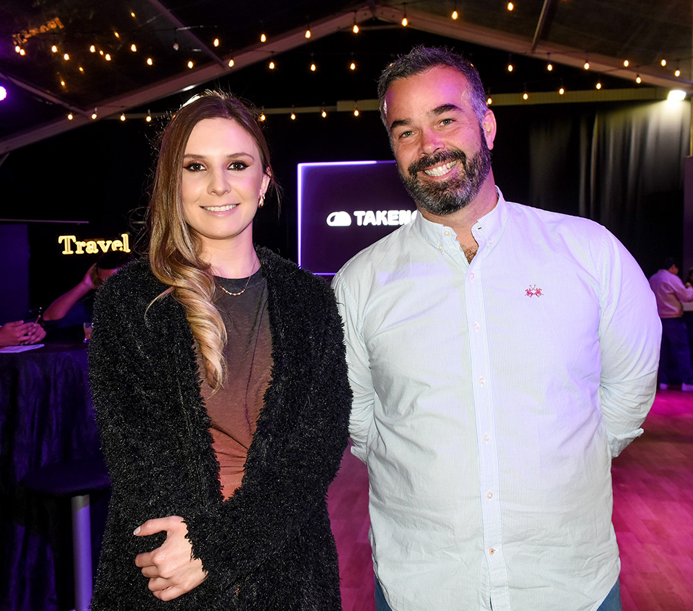 Camila Samso y Carlos Dibos