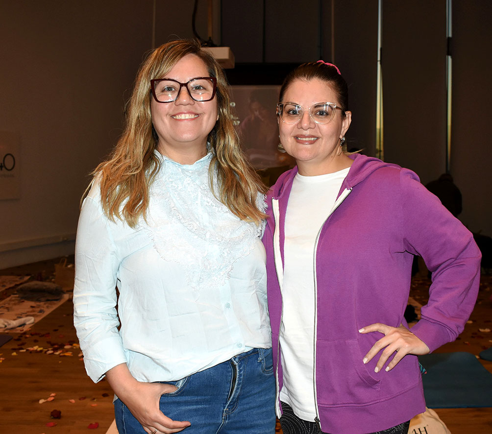 Cristina Cerruto y Erika Balcazar