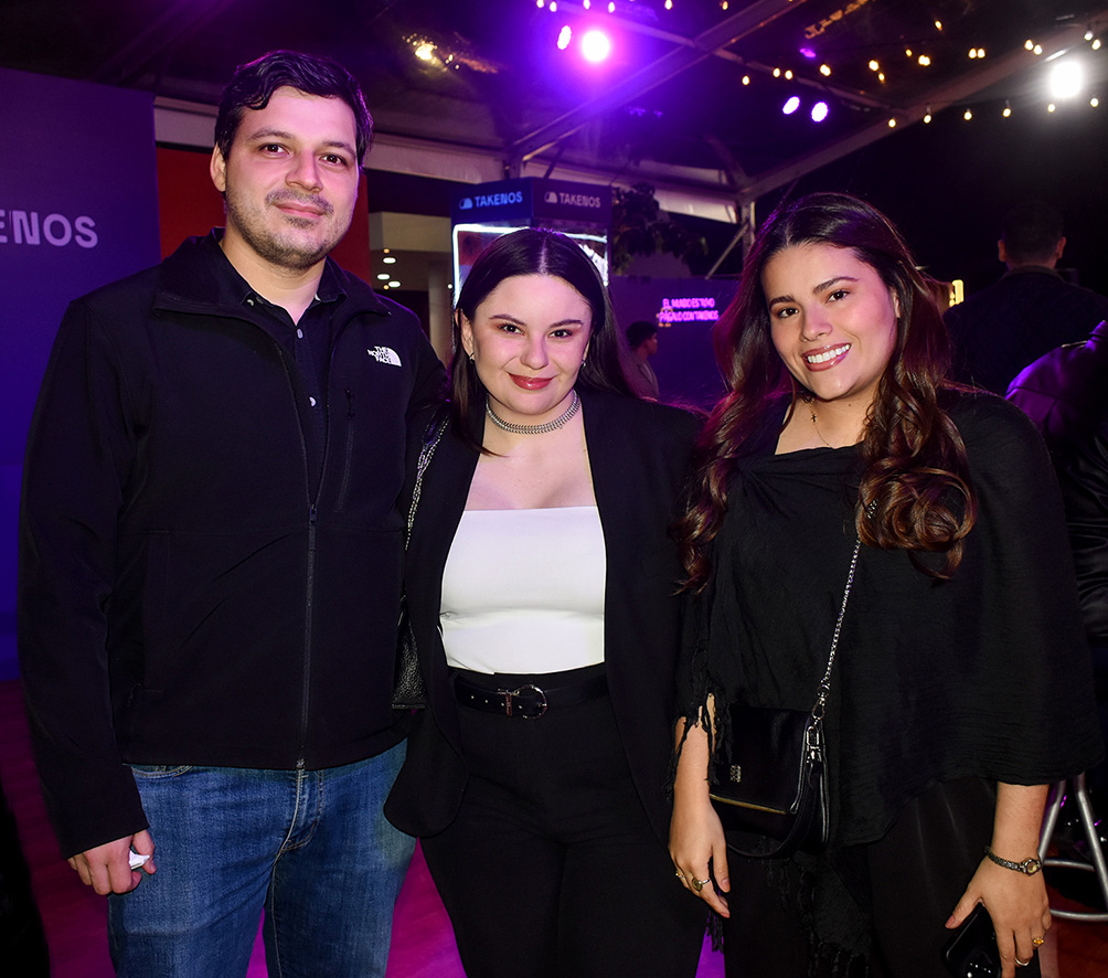 Diego Dorado, Valeria Vranjican y Romina Irahola
