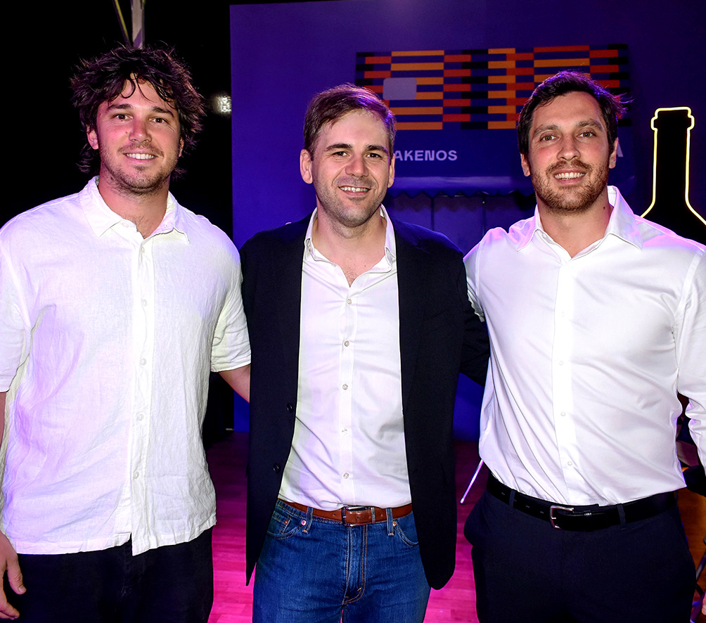 Fran Goulu, Mariano Bunge y Simon Bouche