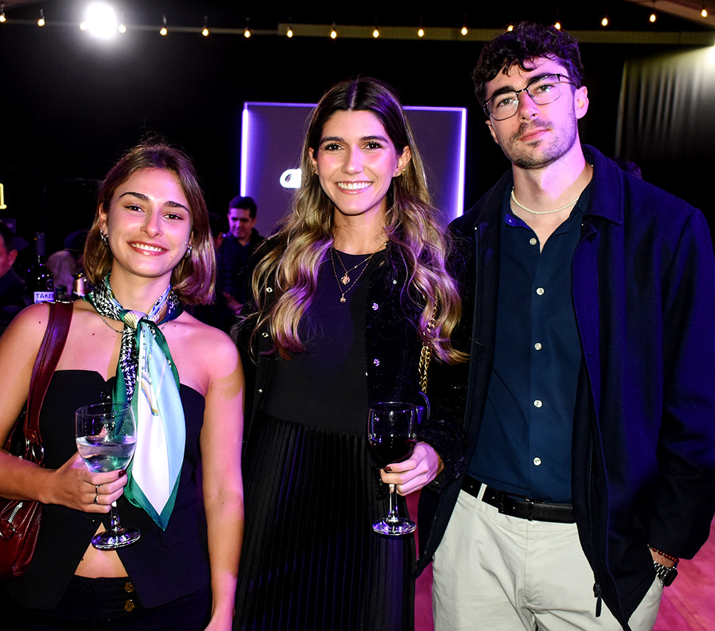 Ines Letemendia, Fernanda Correa y Francisco Halac