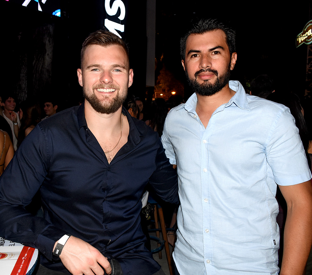 Jack Kennedy y Edwin Argandoña