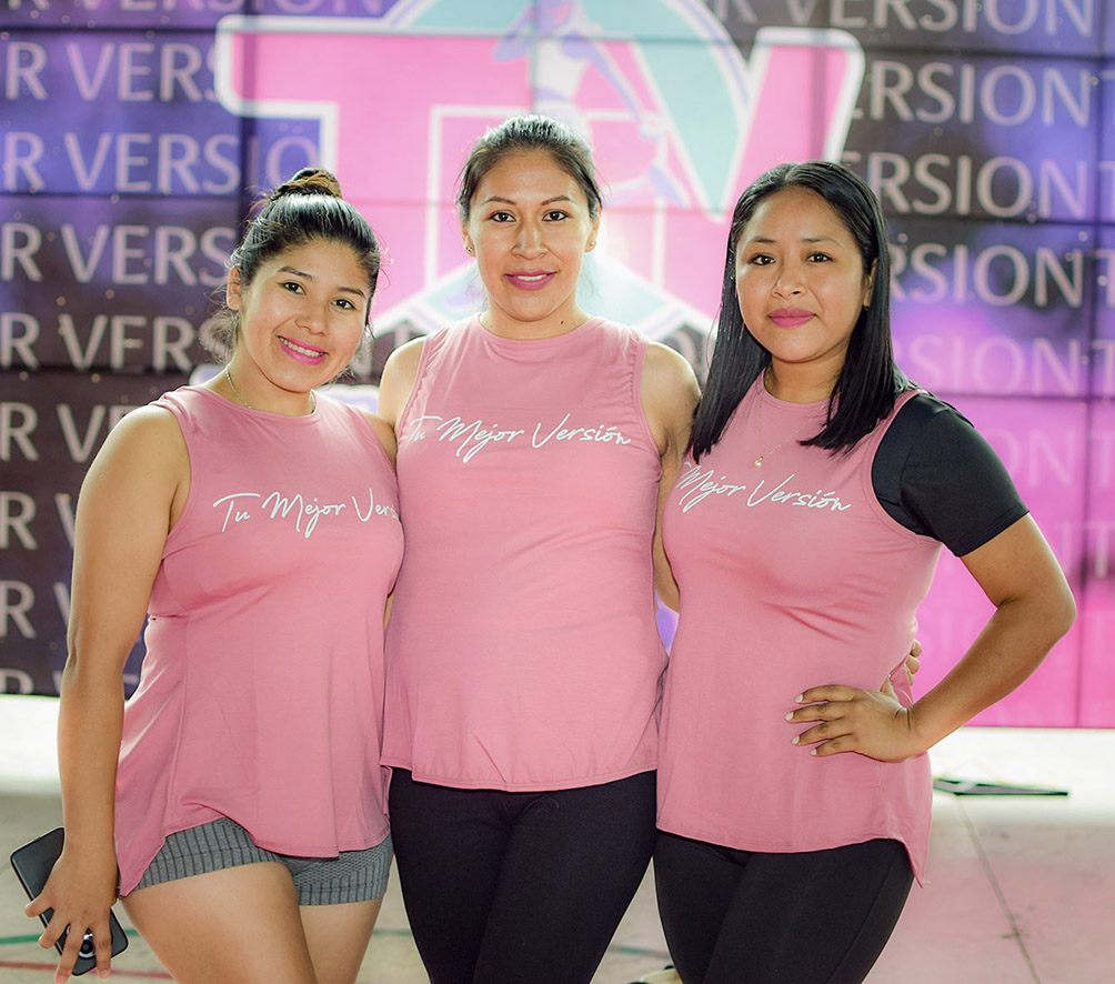 Jenny luna, deisy rojas y Alejandra aguilera