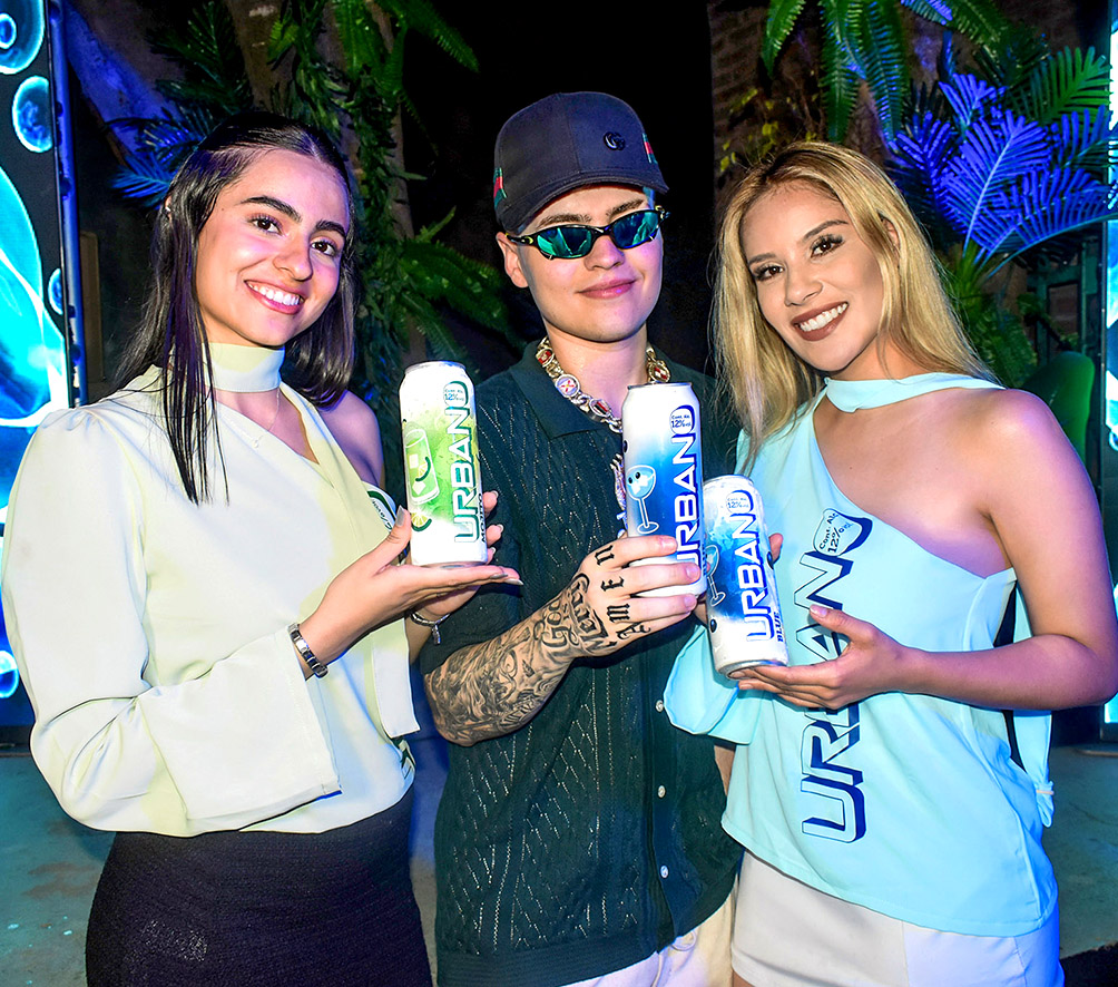 Jimena Pinto, Jerome y Gabriela Raslan
