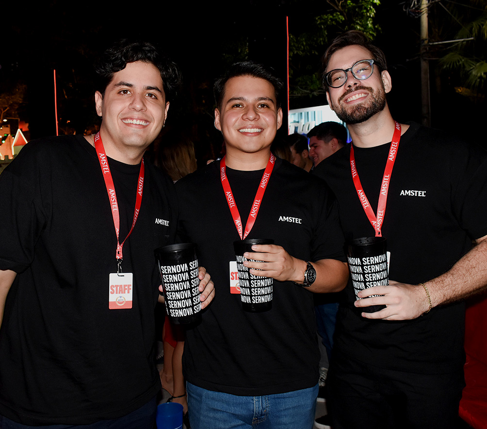 Joaco Hurtado, Adrian Vargas y David Añez