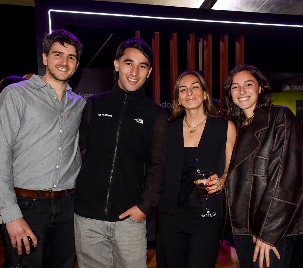 Martin Gallardo, Mateo Ferrer, Camila Bergomi y Martina Mendoza
