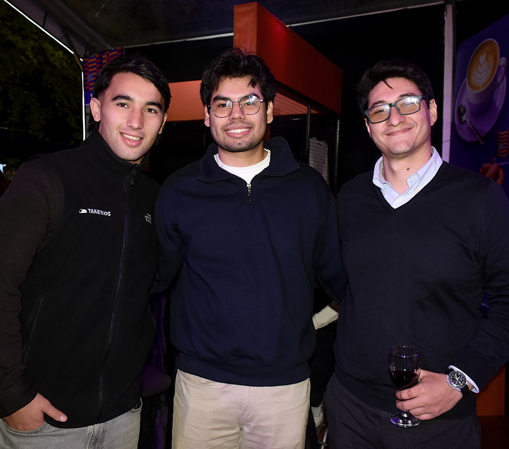 Mateo Ferrer, Jose Miguen Guzman y Juan Pablo Sanchez