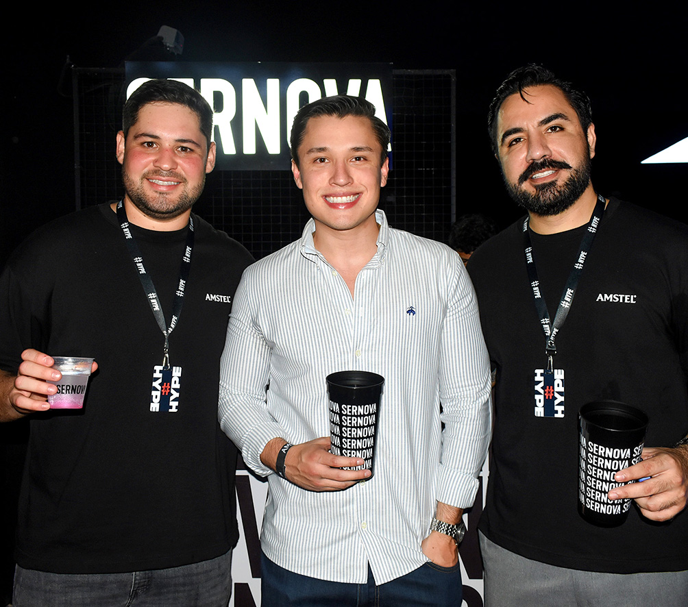 Nano Paz, Lucas Gomez y Juan Calvimontes