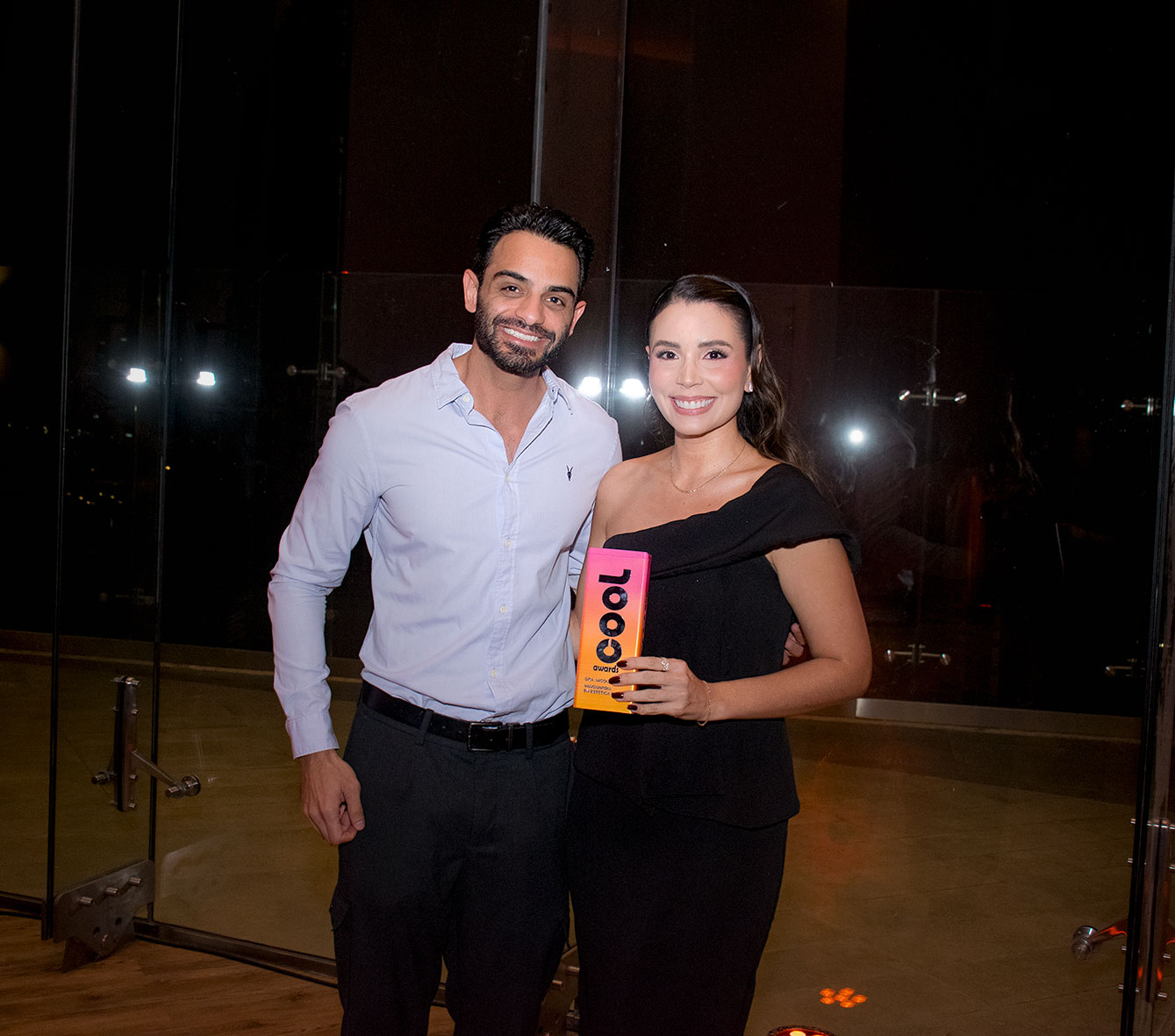 Senastián Handal y Nicole Flores