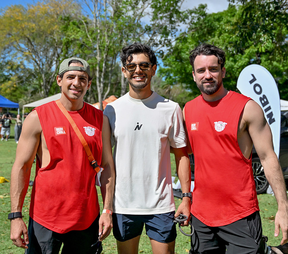 Jorge Da Silva, Gustavo Montero y Santiago Puente